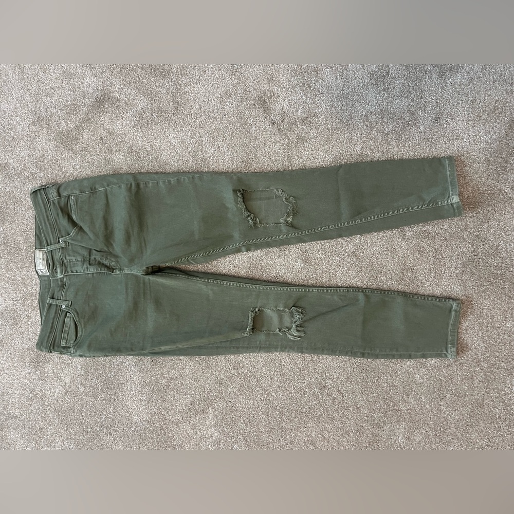 Green Free People Jean